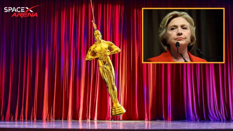 A few hours after Hillary criticizes the “Barbie” snub, an apparent suicide Oscar statue is discovered dead.
