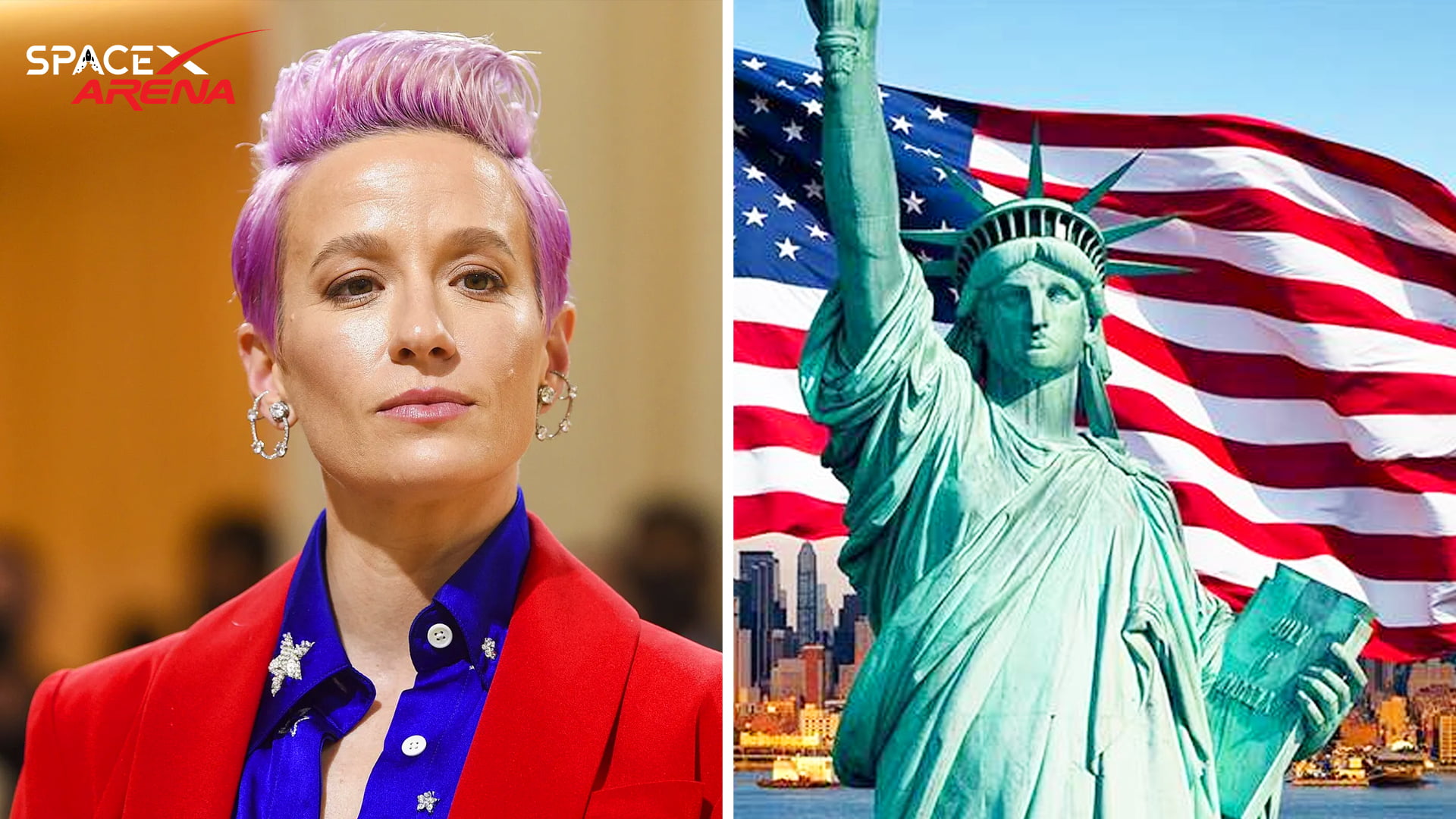 FEATURED, HOLLYWOOD, SATIRE, AMERICAN SOCIETY, CELEBRITY DEPARTURES, DISSENT, LEGACY, MEDIA INFLUENCE, MEGAN RAPINOE, POLARIZATION, SOCIAL ACTIVISM, SOCIAL JUSTICE MOVEMENTS, USWNT