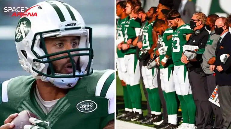 When Colin Kaepernick is discovered entering the Jets stadium undetected, he is immediately fired.