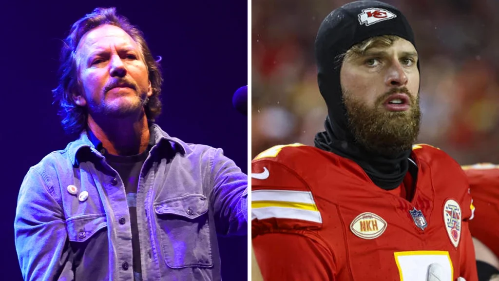 Eddie Vedder Loses Major Opportunity at Pearl Jam Event After Harrison Butker's Criticism.