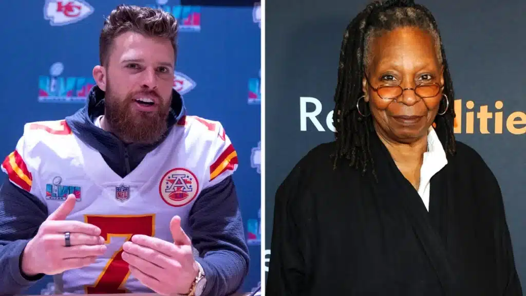 Harrison Butker Boldly Fired Back At Whoopi Goldberg, Stating, "If She Doesn't Like Me, I Must Be Doing Something Right."