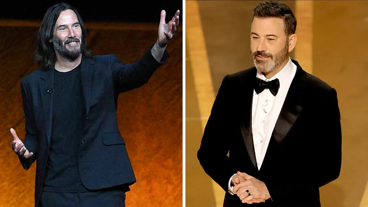 Keanu Reeves will host the Academy Awards; Jimmy Kimmel will be permanently barred for being awake.