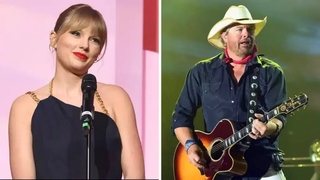 "Taylor Swift Criticized for Her Response to the Passing of Toby Keith"