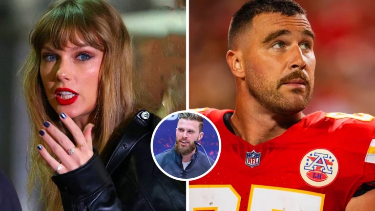 Taylor Swift threatened to end her relationship with Travis Kelce until Harrison Butker was fired.