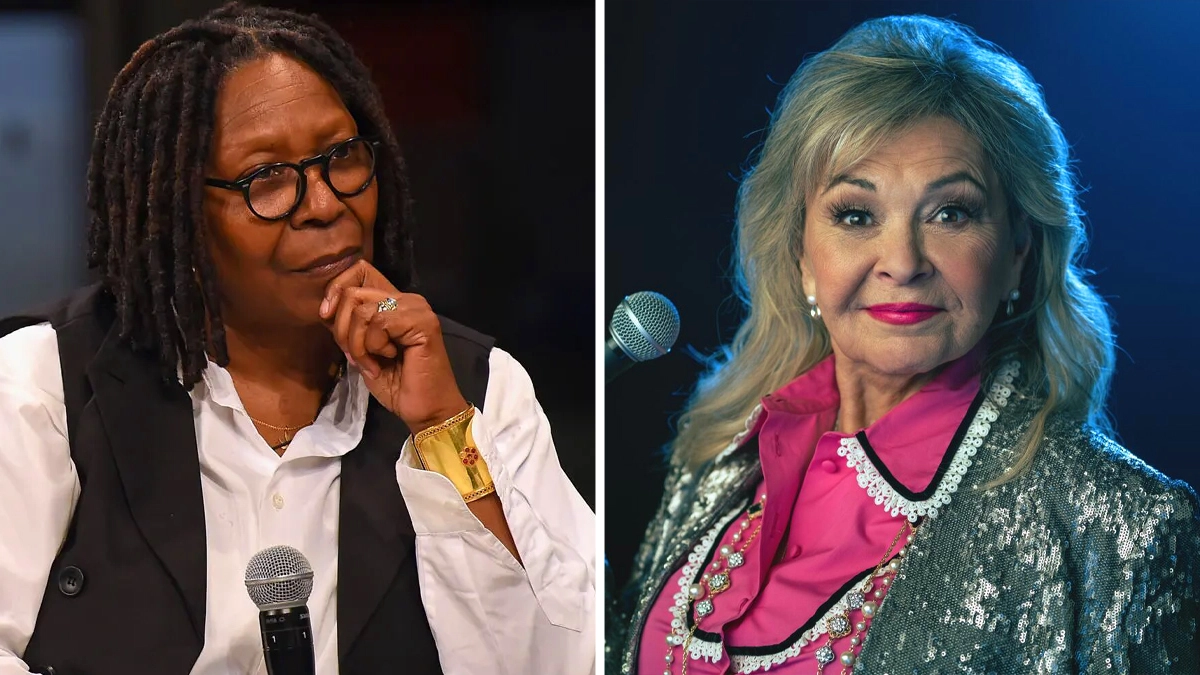 Whoopi Goldberg panicked after hearing that Roseanne Barr's new Fox show, 'The View,' would air at the same time.