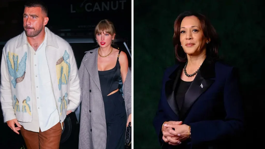 After Taylor Swift, Travis Kelly also endorses Kamala Harris in the presidential election.