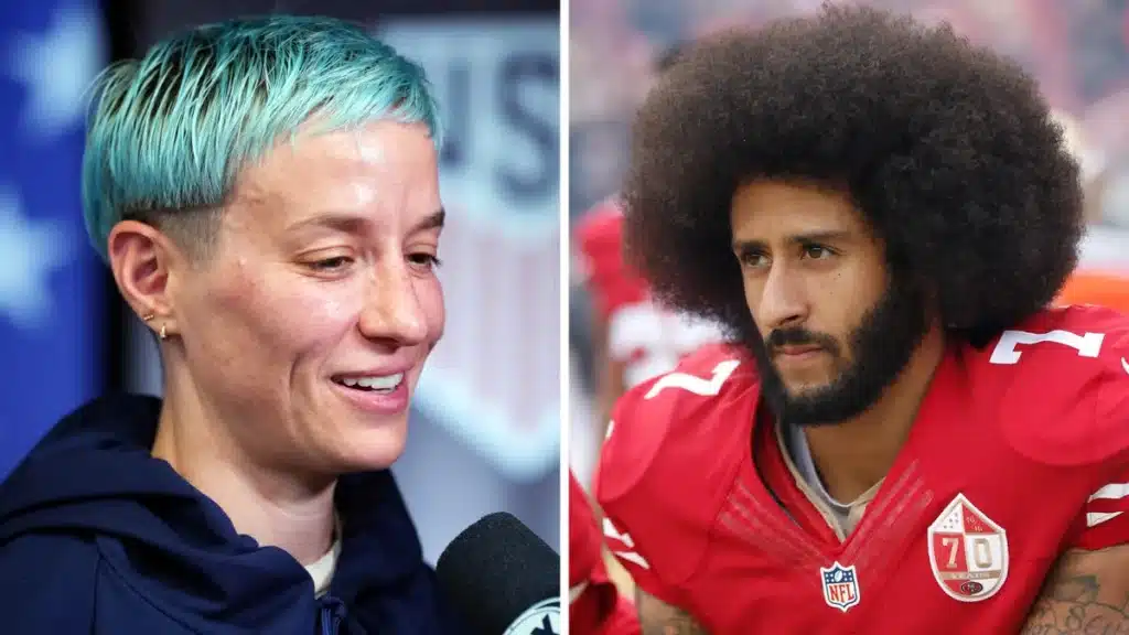 Megan Rapinoe Suggests Colin Kaepernick represent the United States at the 2028 Olympics as the flag bearer for the U.S.