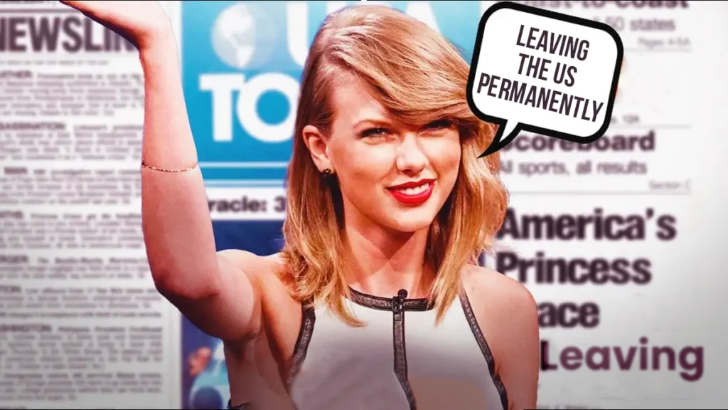 Taylor Swift is considering a permanent move from the U.S.